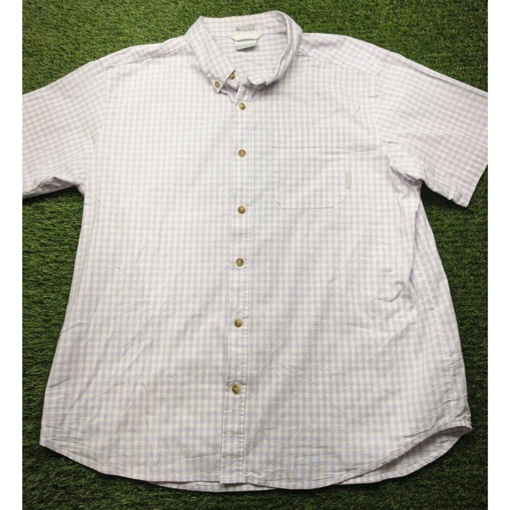 Columbia Sportswear Company Short Sleeve Button Down Shirt Size XL